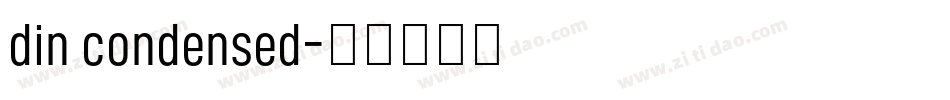 din condensed字体转换